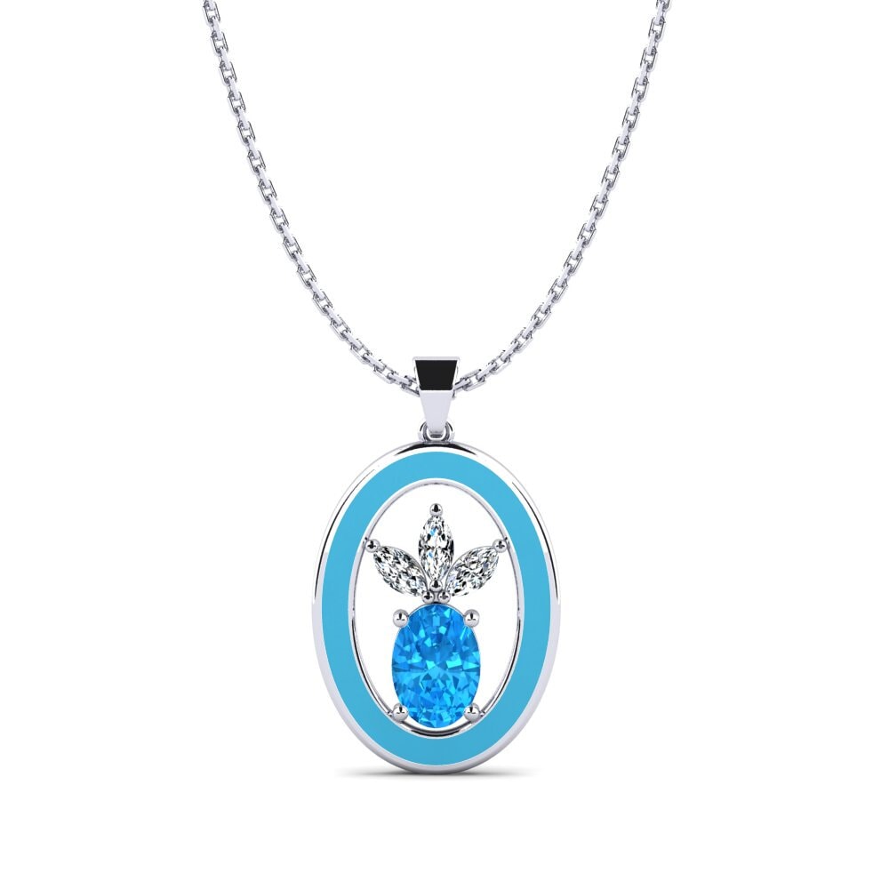 Fashion Blue Topaz Necklaces