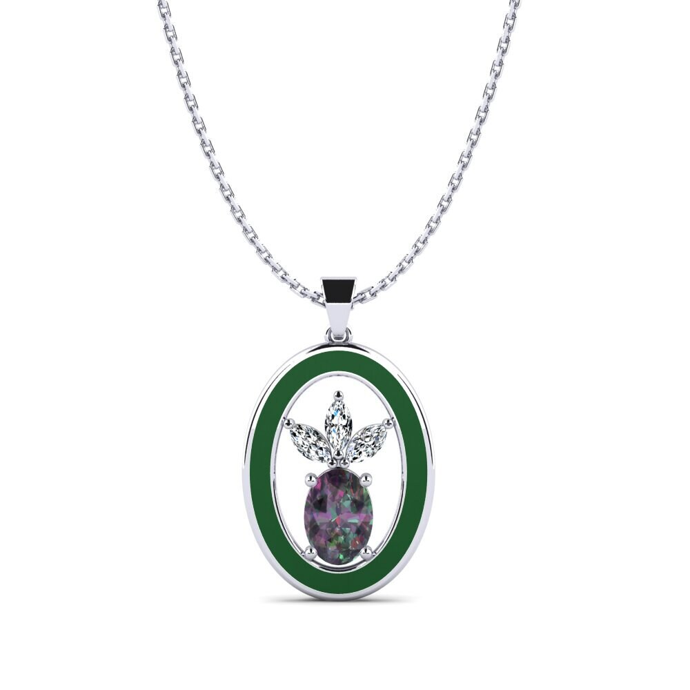 Mystic Topaz Women's Pendant Ducale