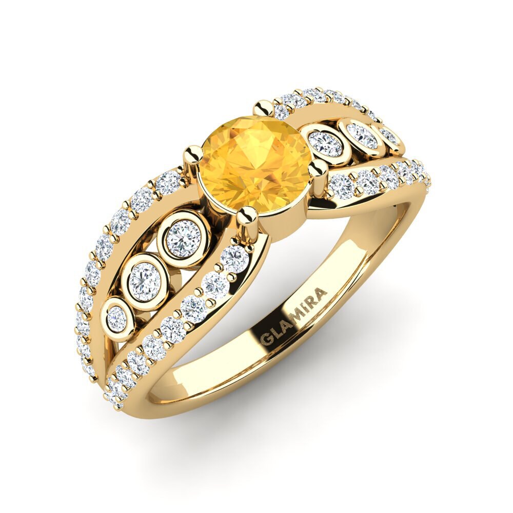 Citrine Women's Ring Ducchn