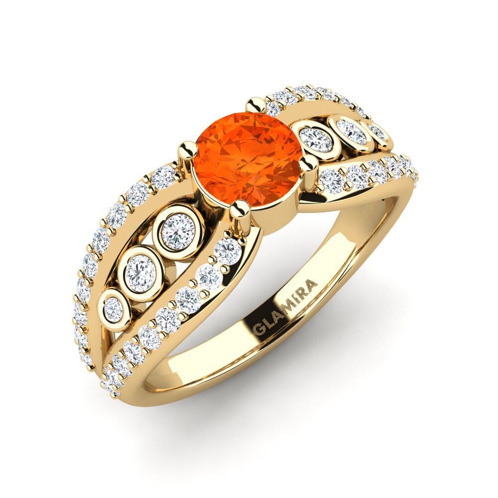 Fire Opal Women's Ring Ducchn