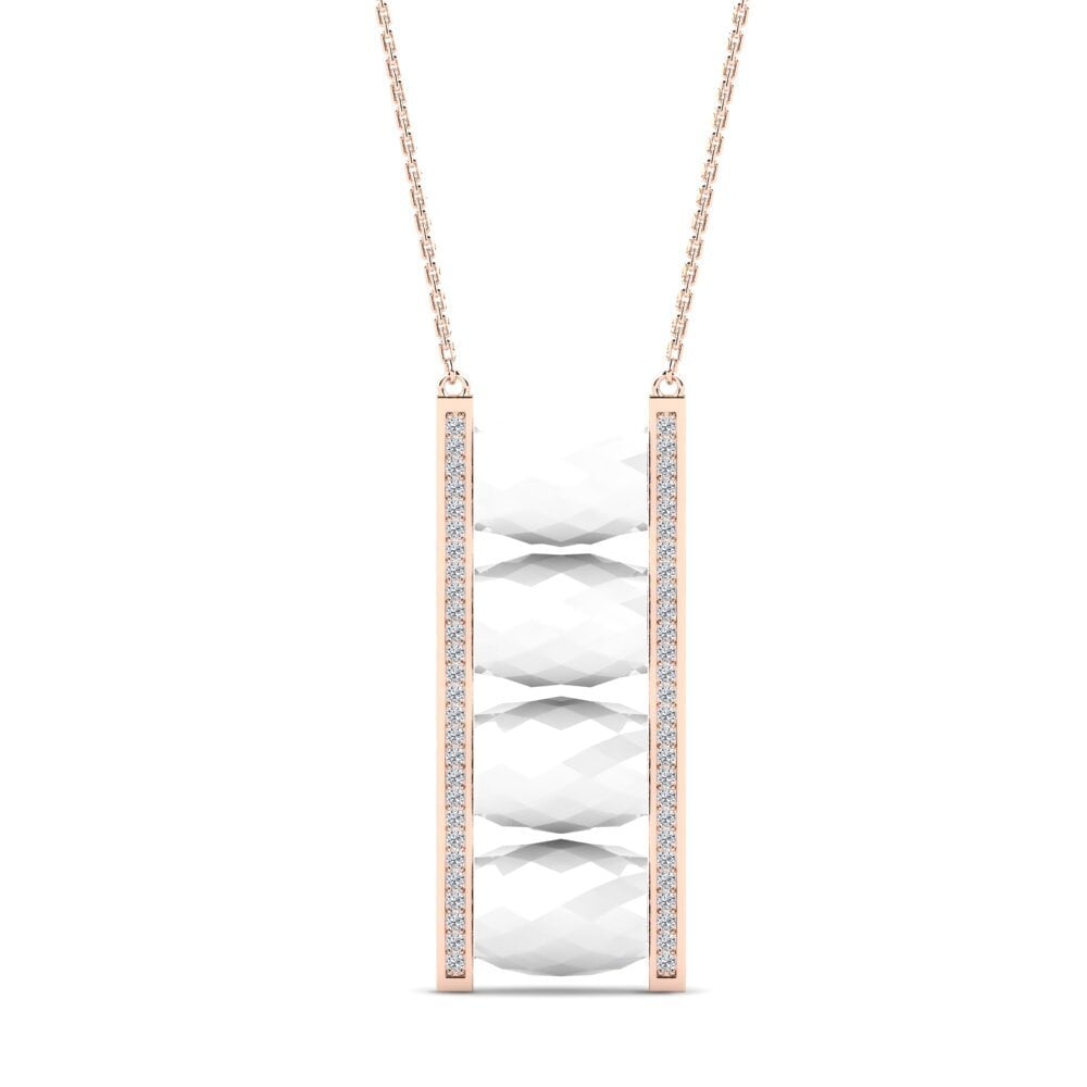 14k Rose Gold Women's Necklace Dudding