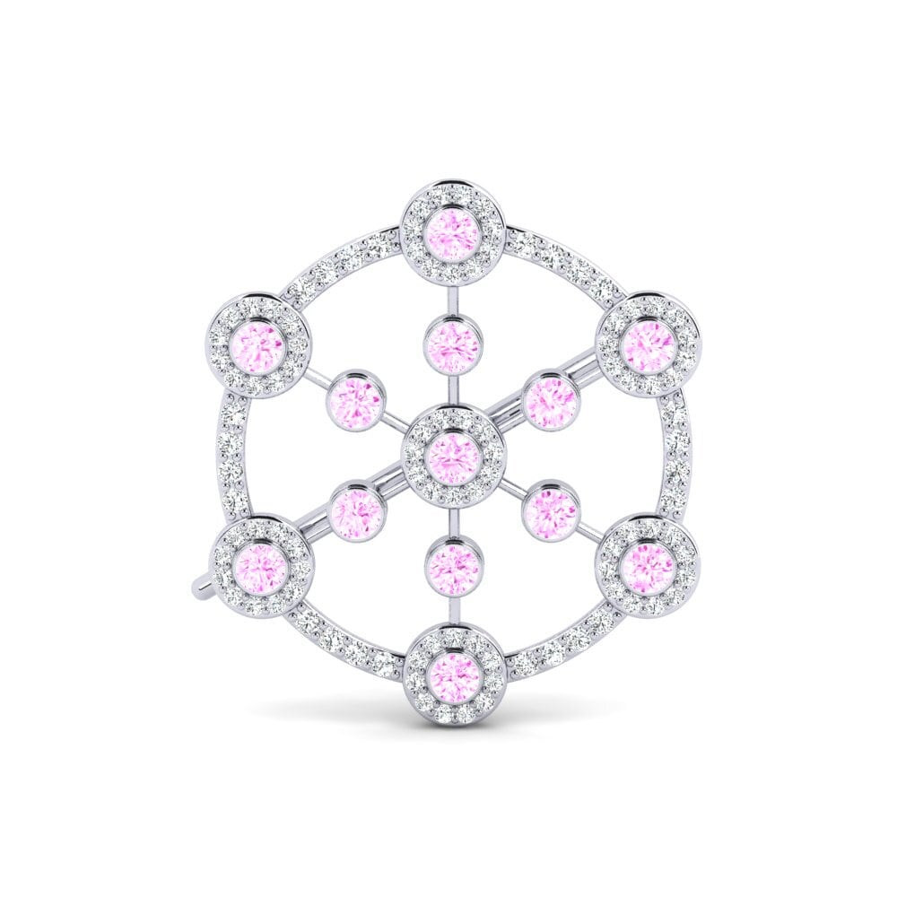 Zafiro Rosado Broche Dugas