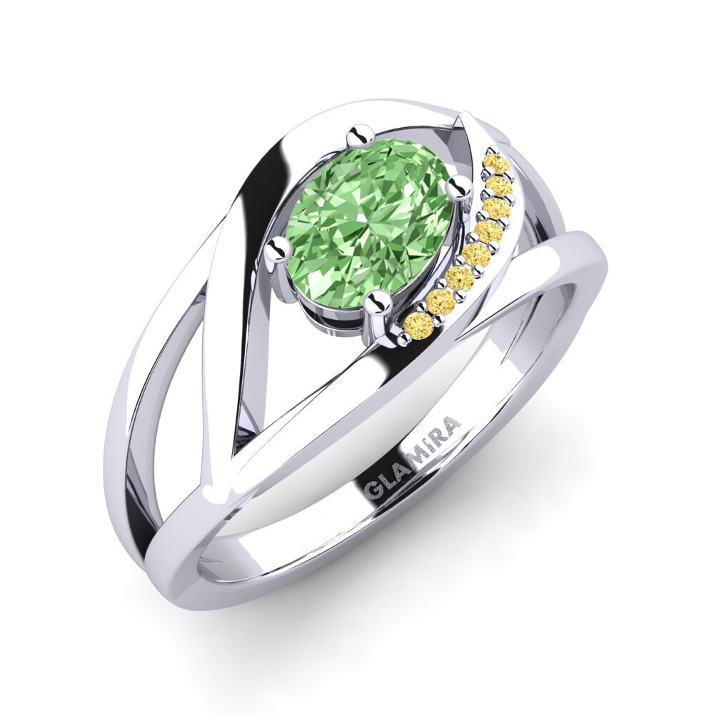 14k White Gold Engagement Ring Dulcinia