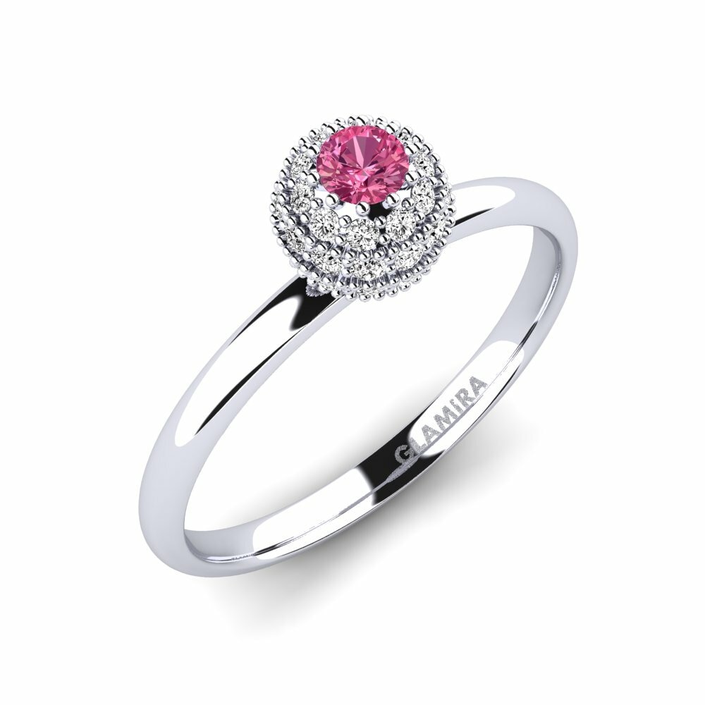 Anillo de Mujer Dulles Turmalina rosa