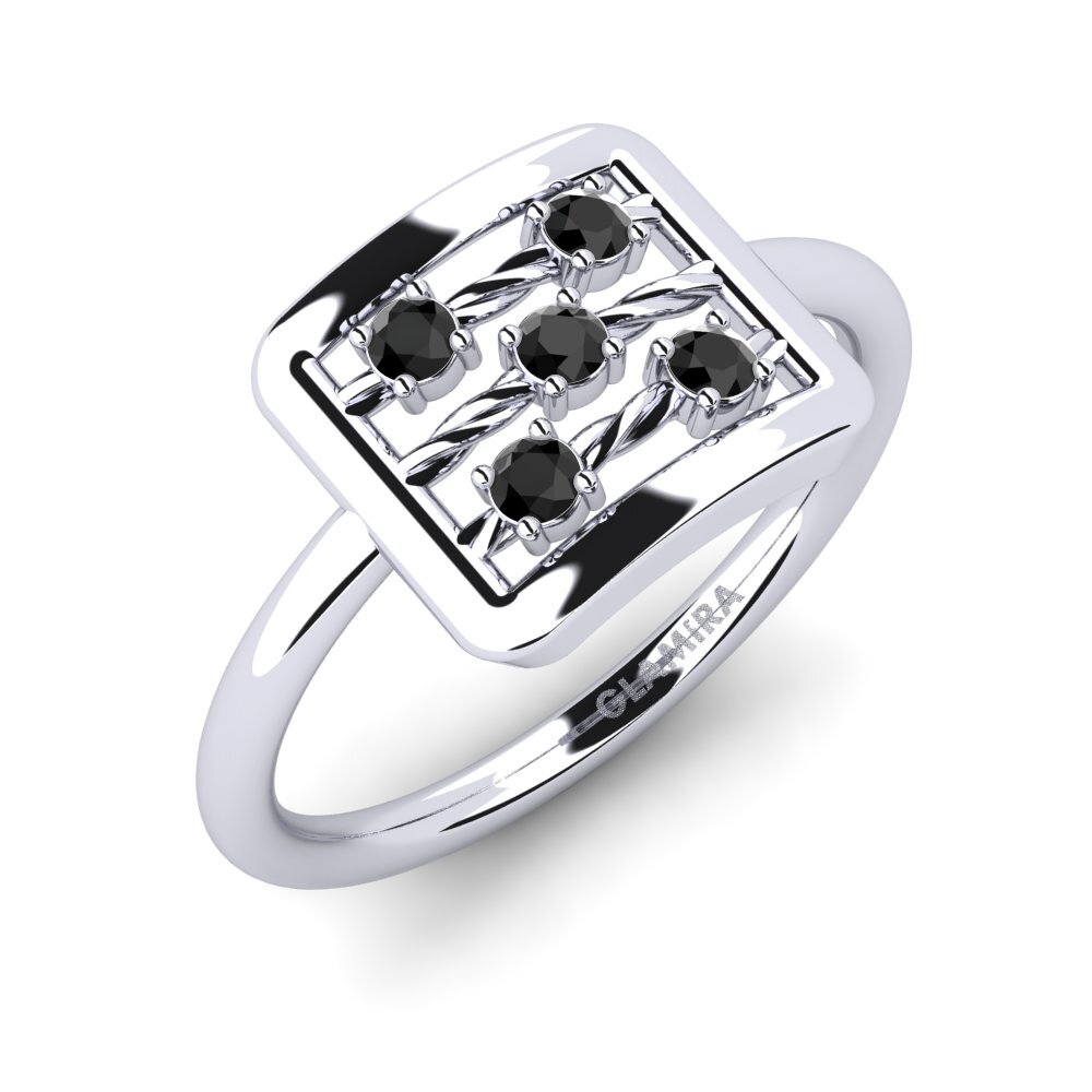 Schwarzer Onyx Ring Dummer