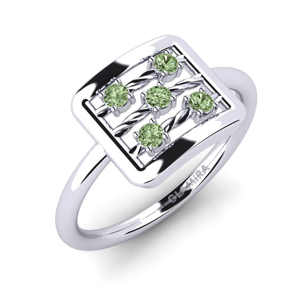 Grüner Diamant Ring Dummer