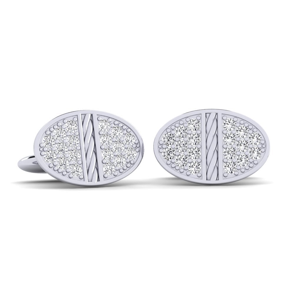 Lab Grown Diamond Cufflink Duped