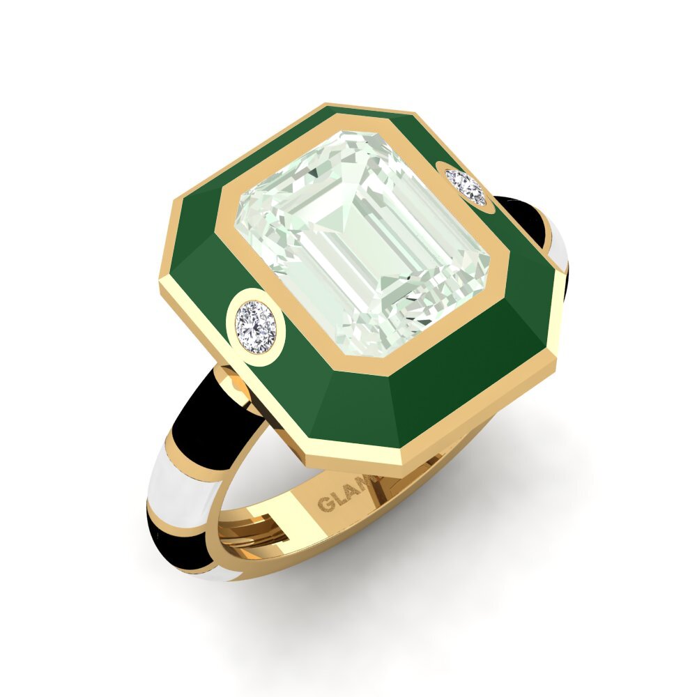 Green Amethyst Ring Dusj