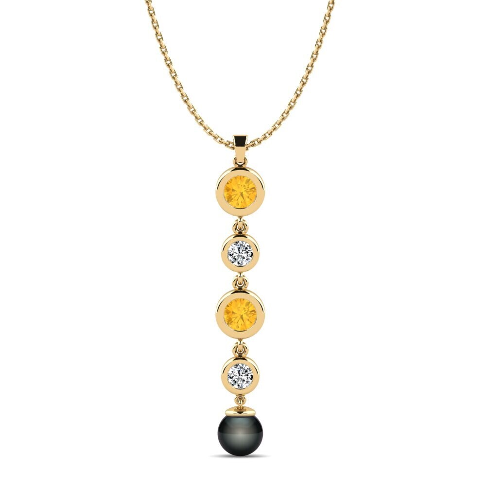 Citrine Women's Pendant Dwelan
