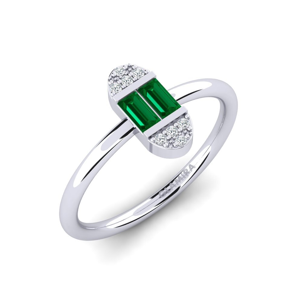 Zircônia Verde Anel Dynell