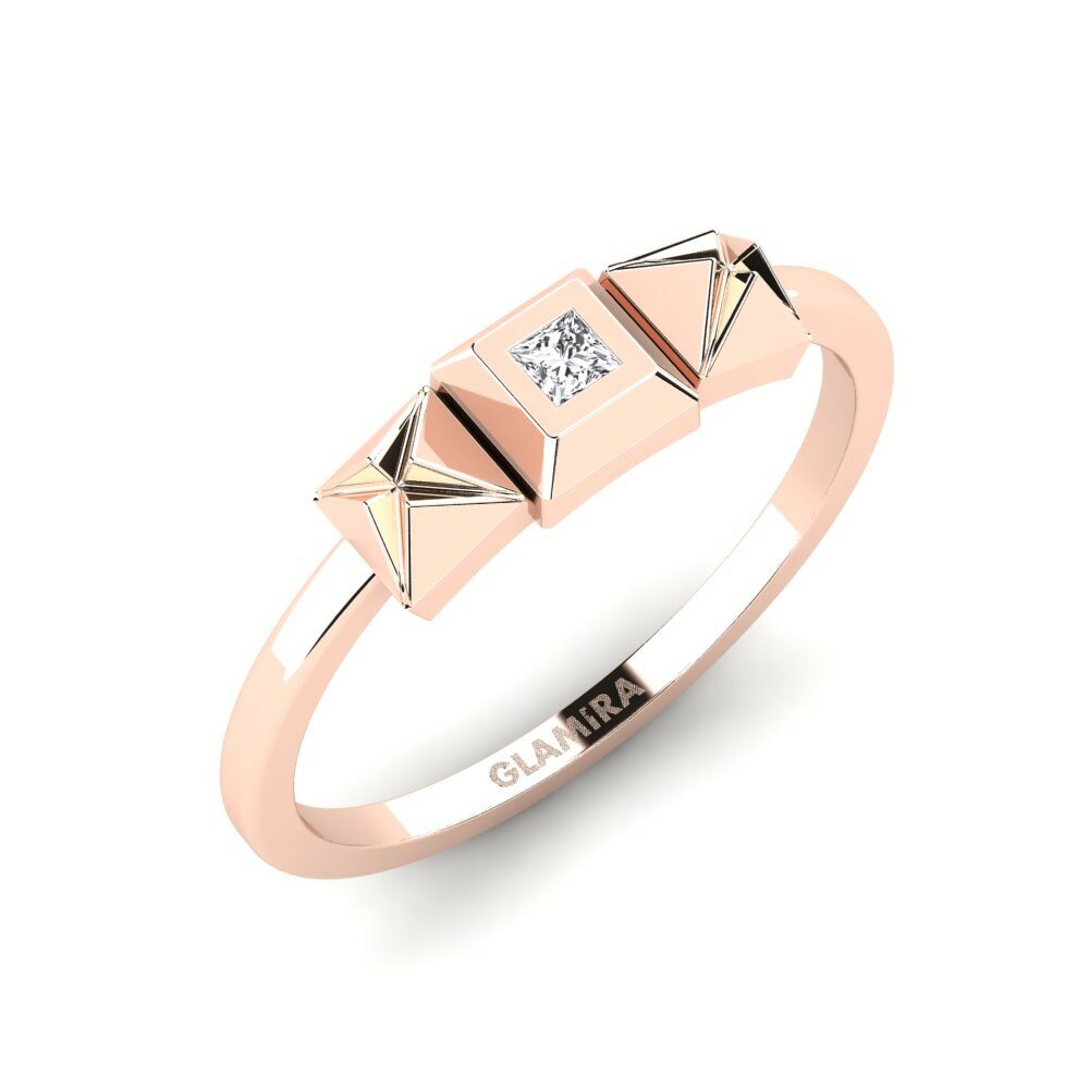 Oro Rosso 750 Anello Dzogoe