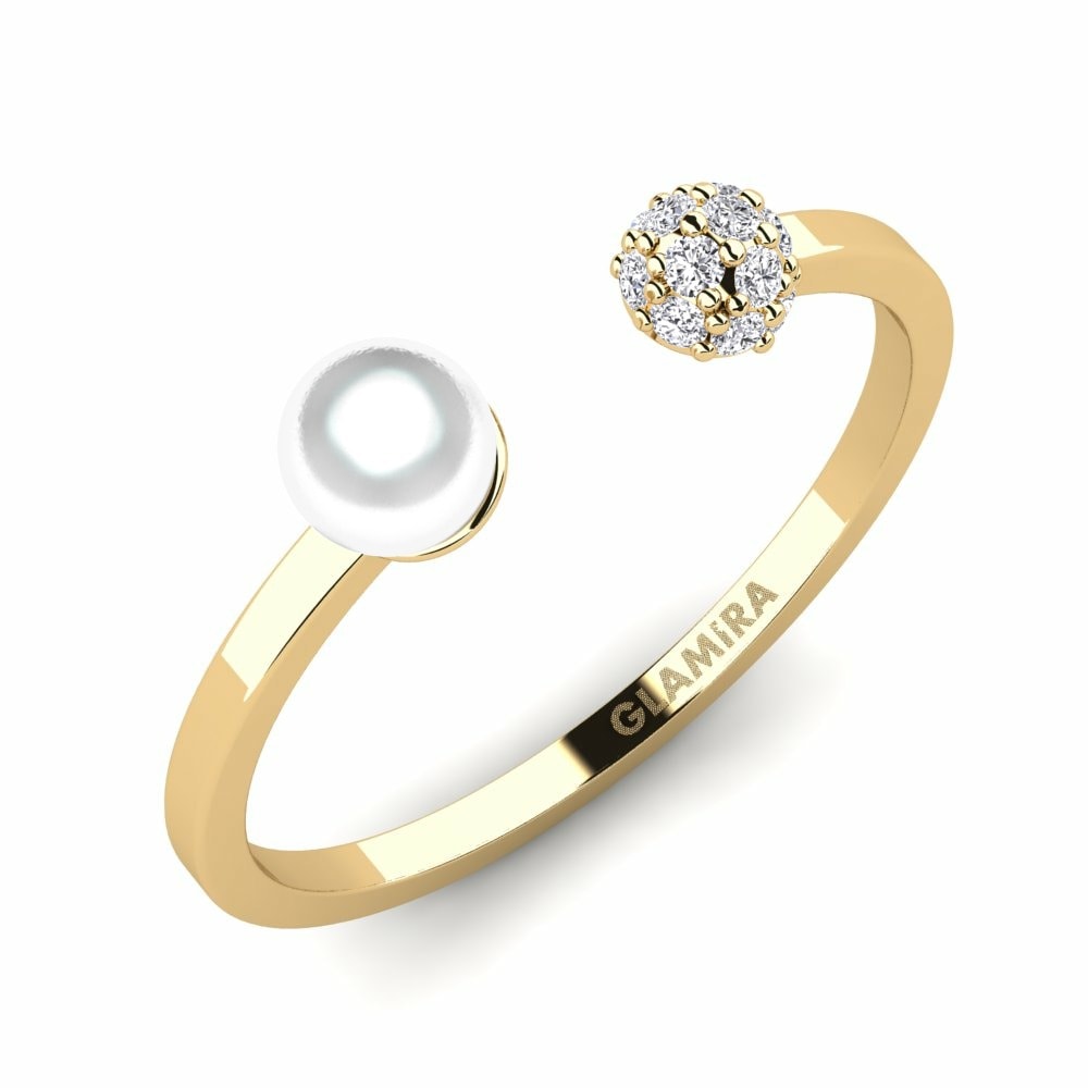 Cultured Pearls Ring Eagna