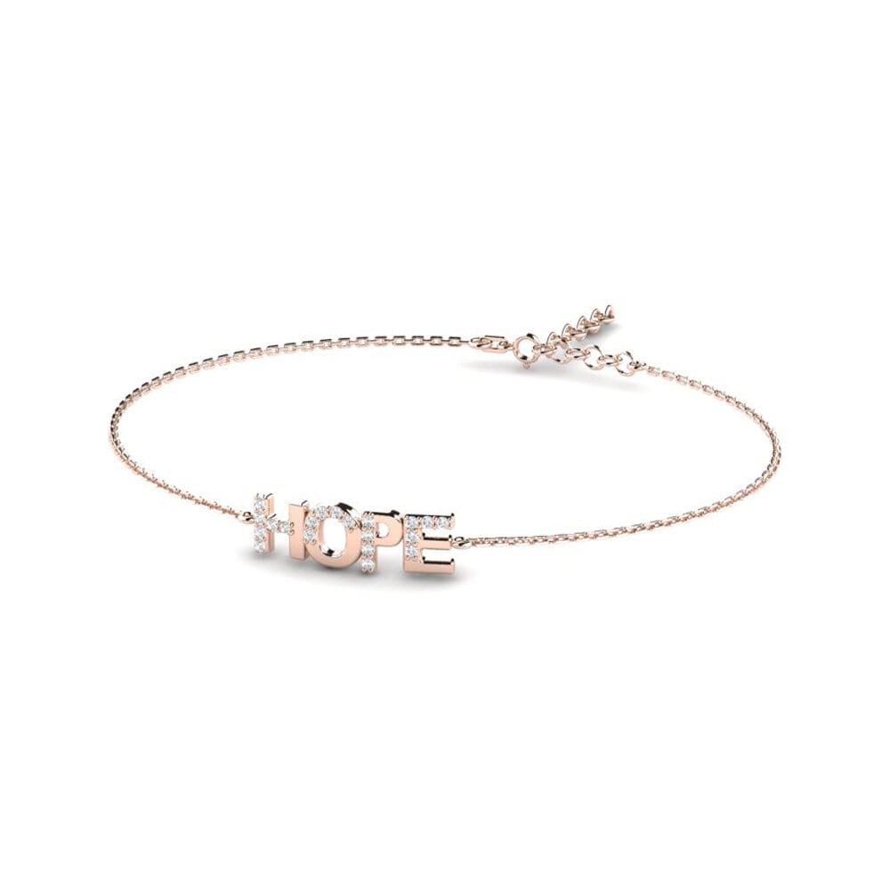 9K Rood Dames Armband Earbsa