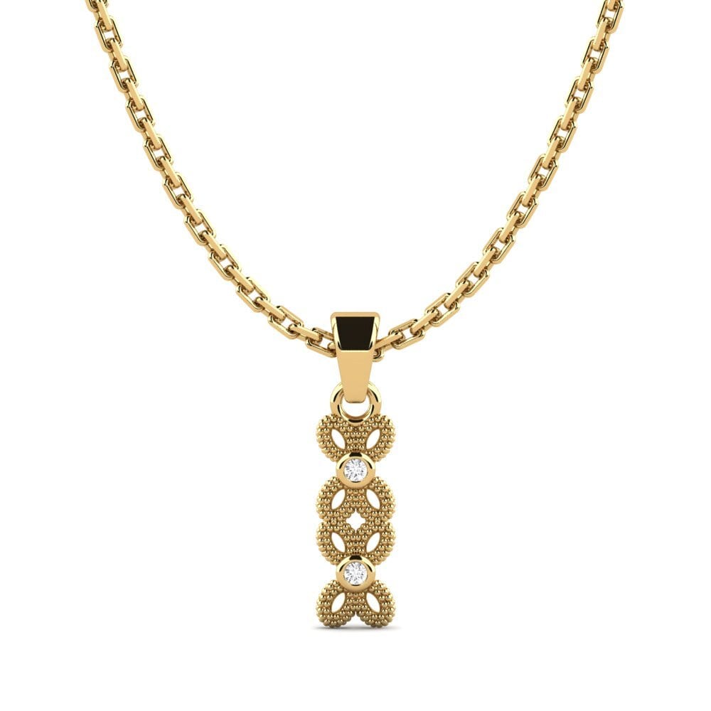 White sapphire Women's Pendant Eatery