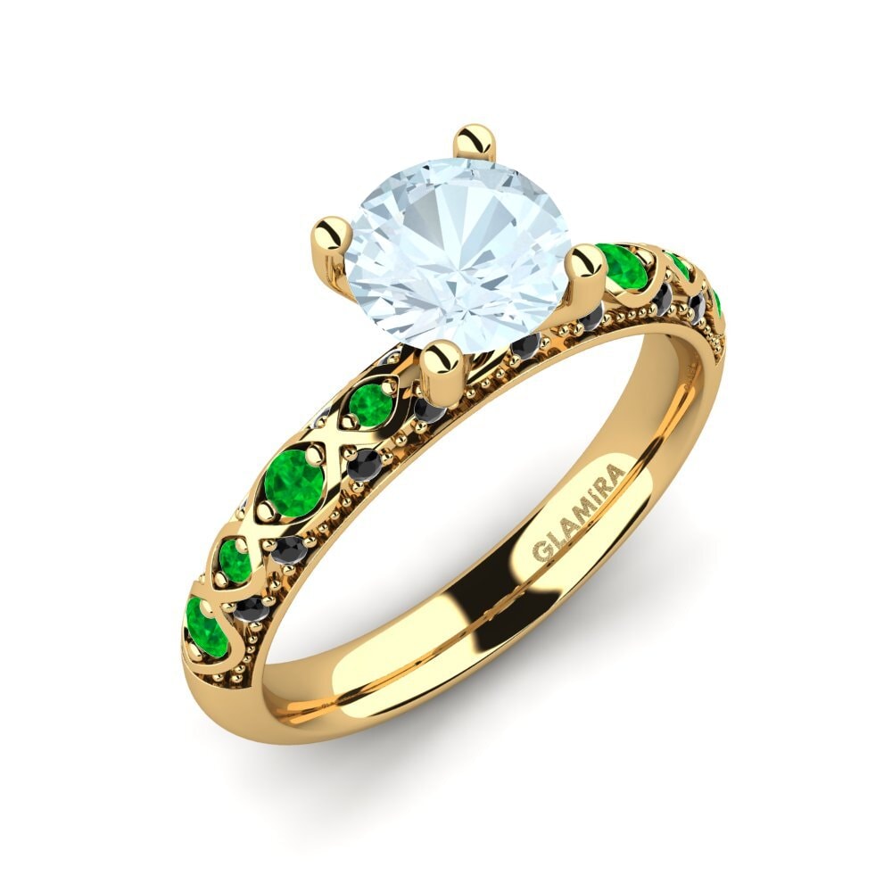 18ct Yellow Gold Engagement Ring Ebonie