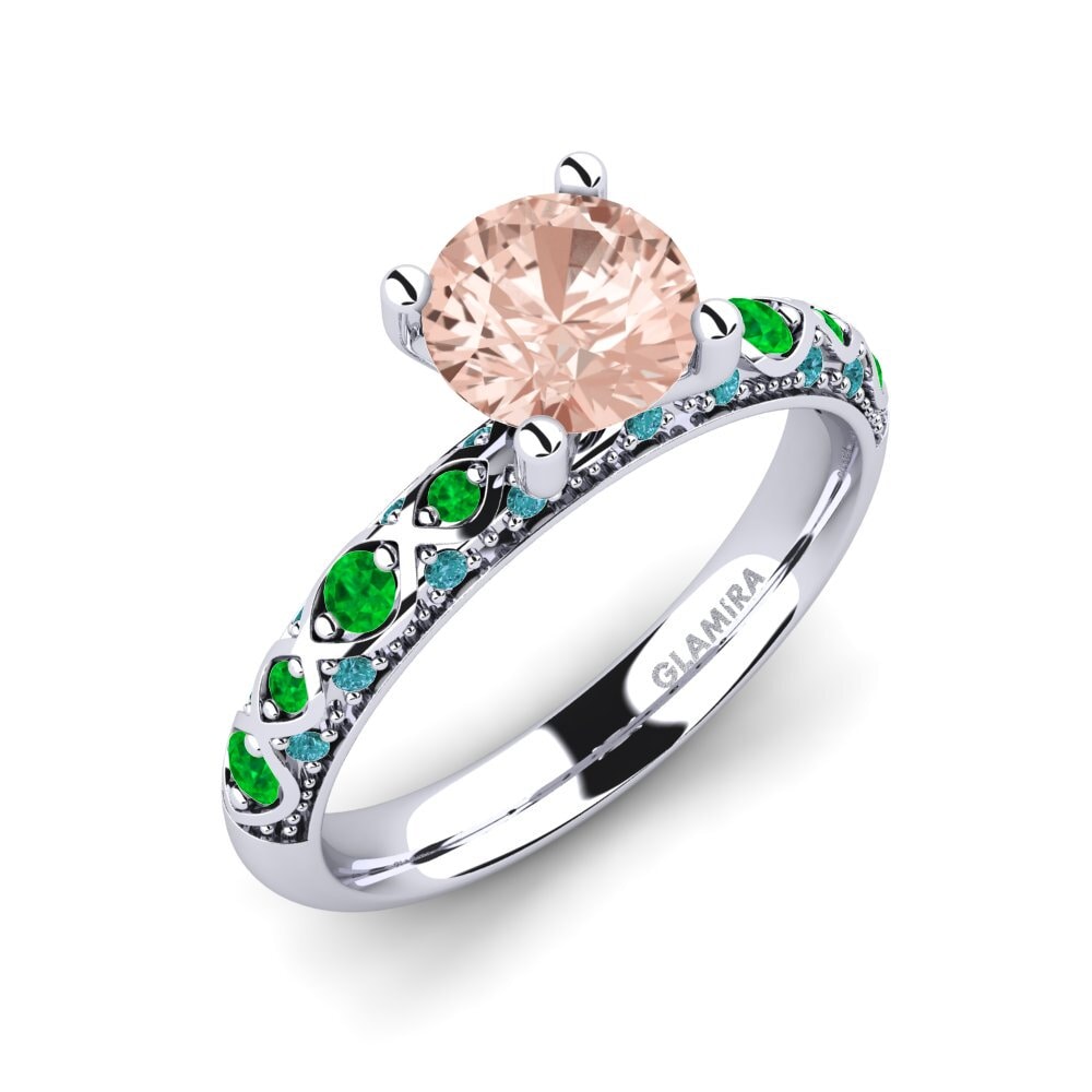 Morganite Engagement Ring Ebonie