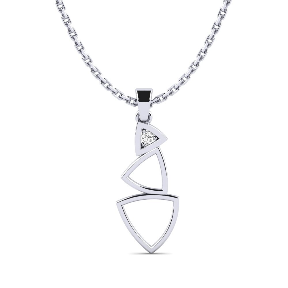 Moissanita Colgante de Mujer Echoic