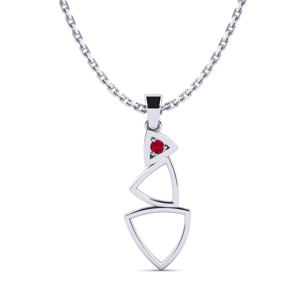 Rubí Colgante de Mujer Echoic
