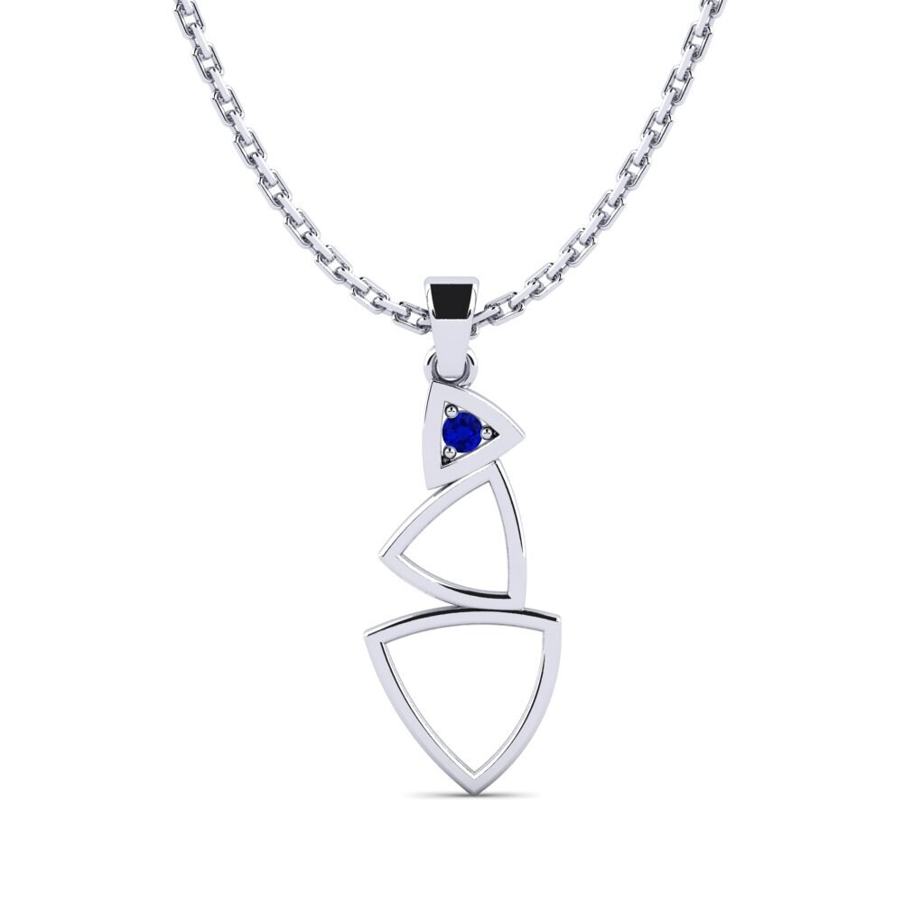 Zafiro Colgante de Mujer Echoic