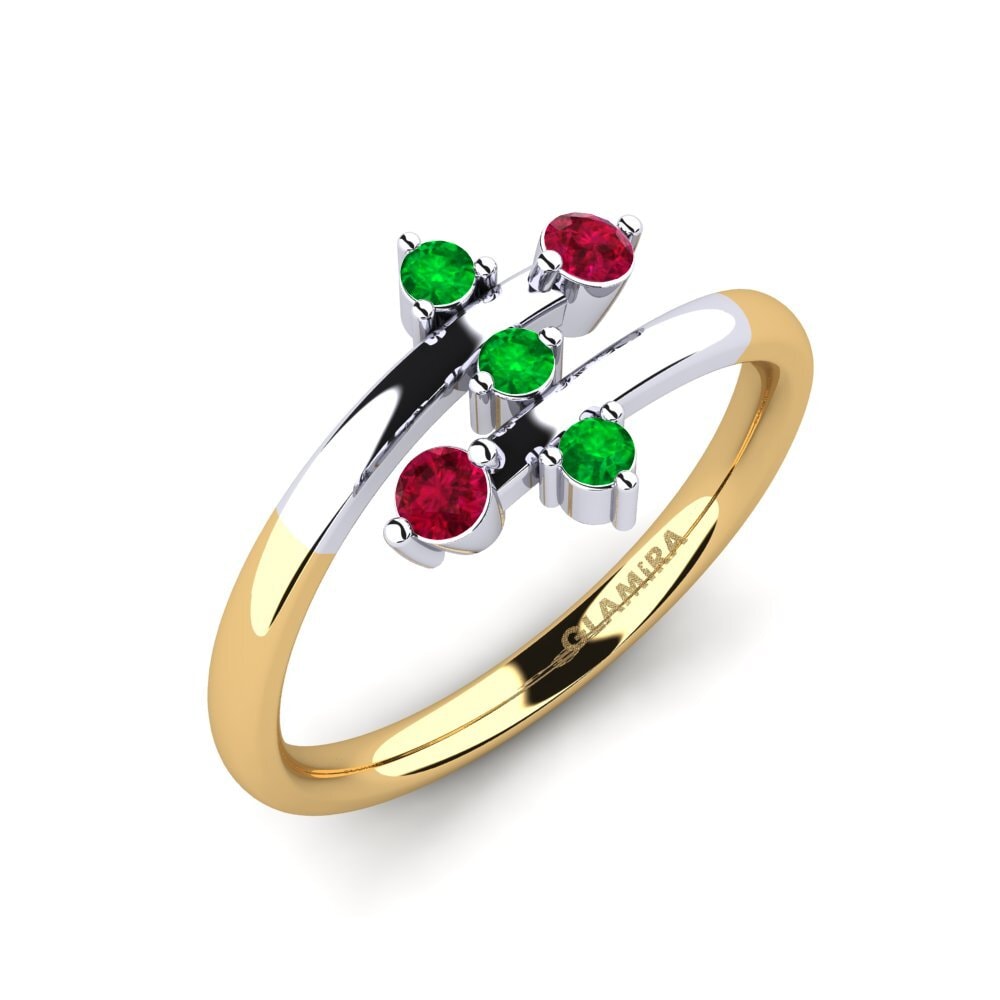 18ct Yellow & White Gold Ring Edelle