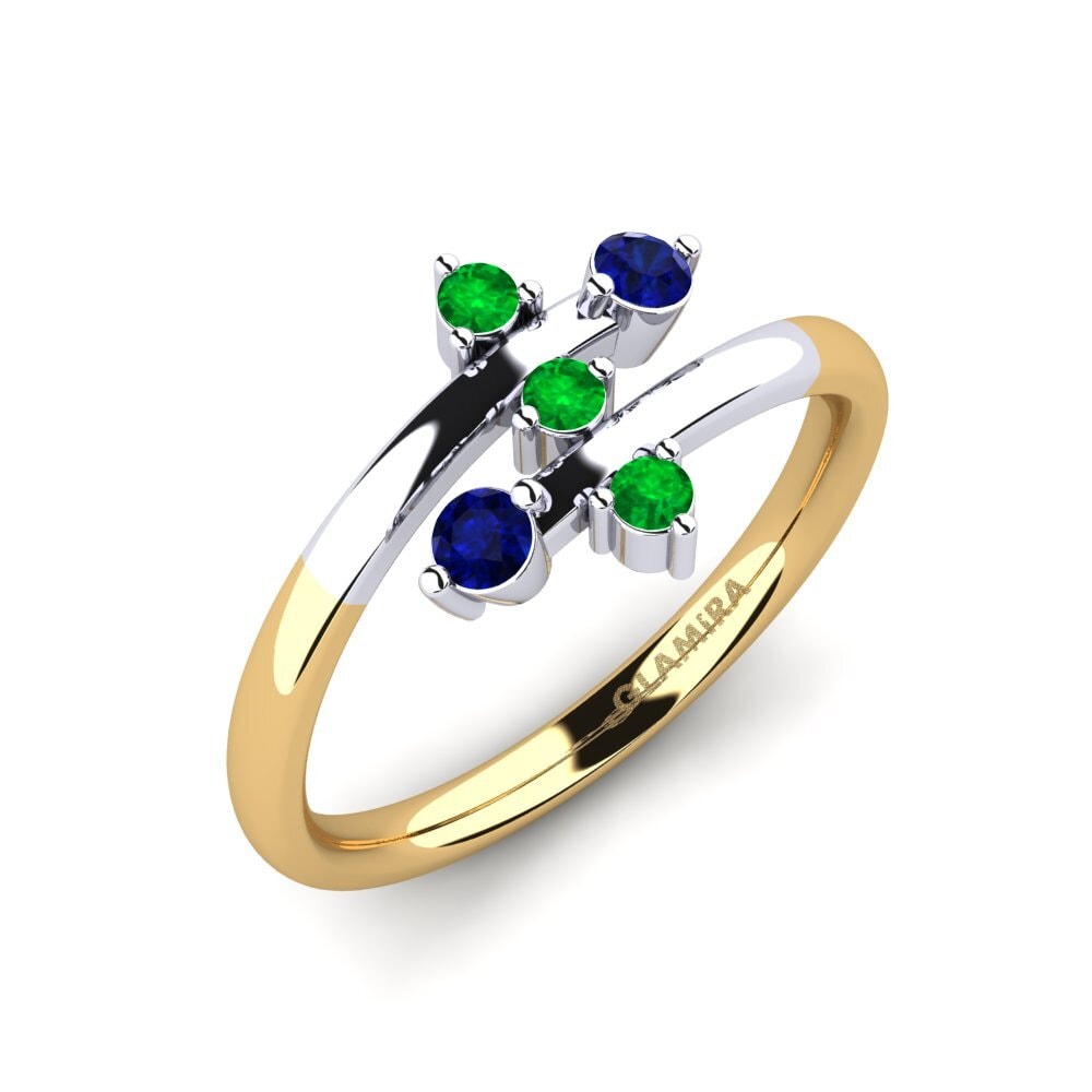 14k Yellow & White Gold Ring Edelle