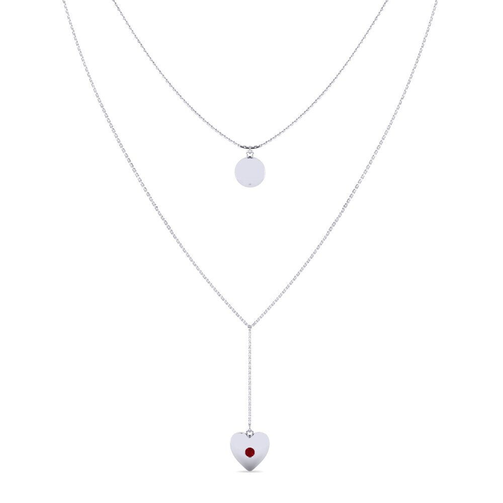 Circonita Roja Collar de Mujer Edelmiran
