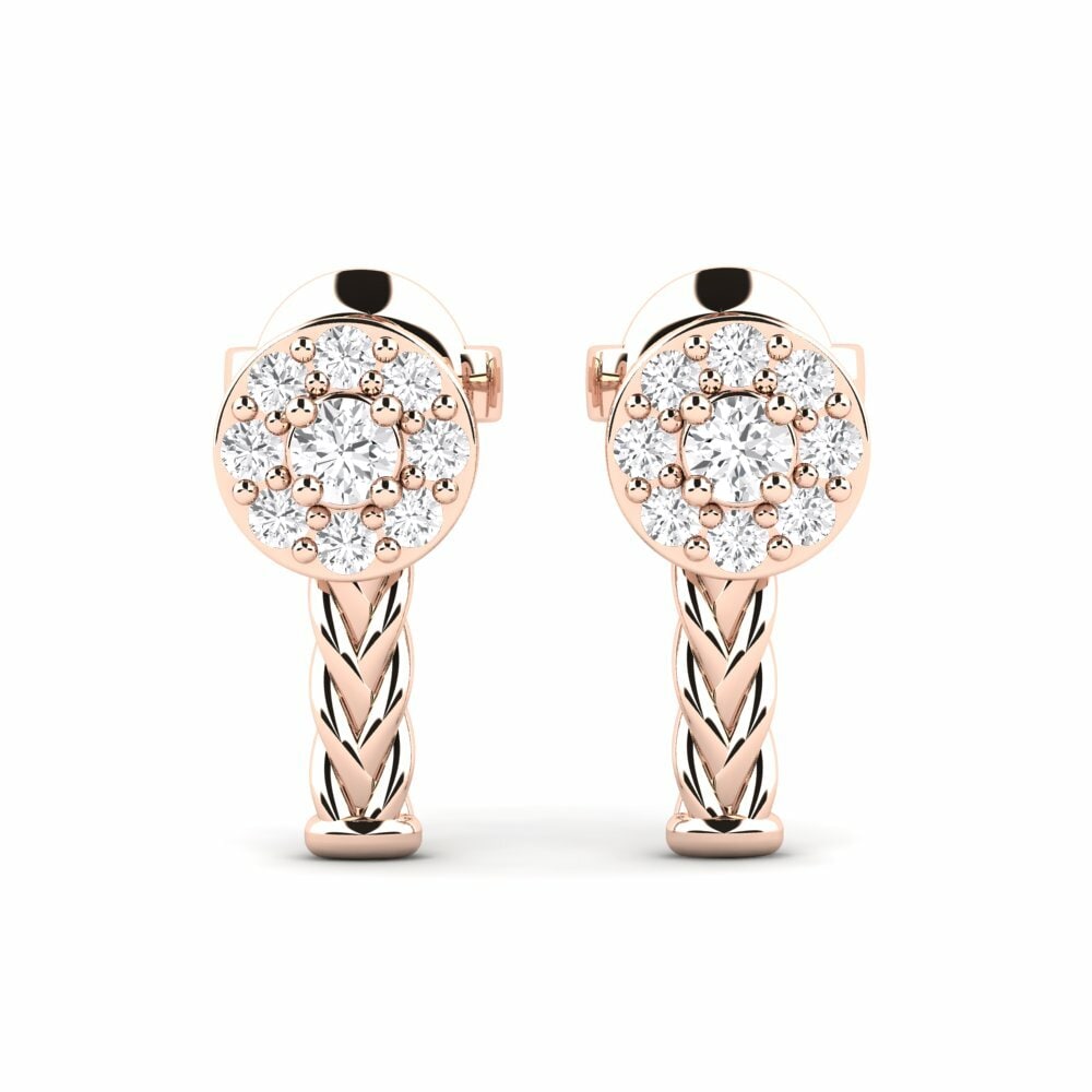 14k Rose Gold Women's Earring Edesem