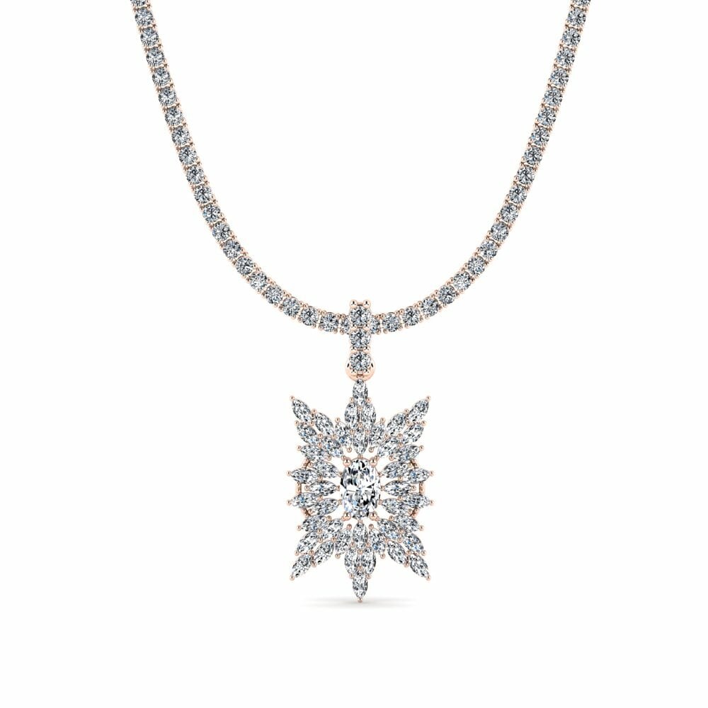 14ct Rose Gold Tennis Edigisol