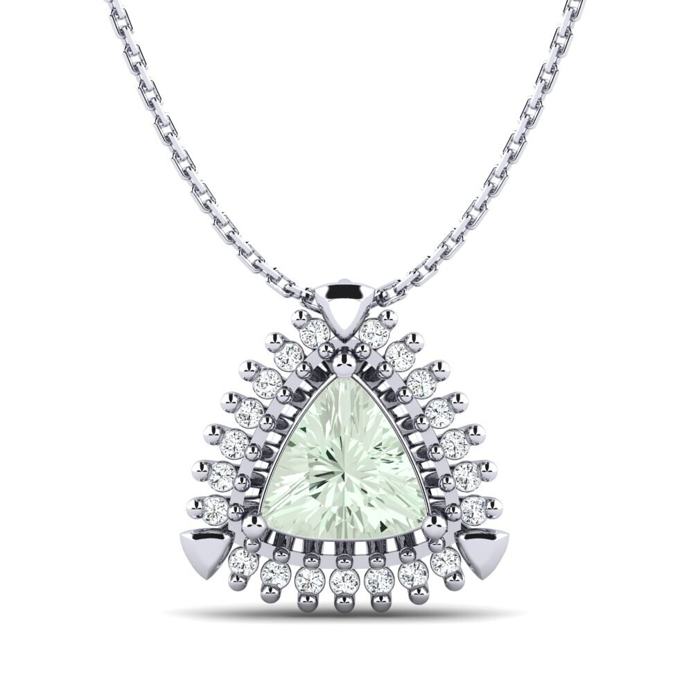 Green Amethyst Women's Pendant Ediline