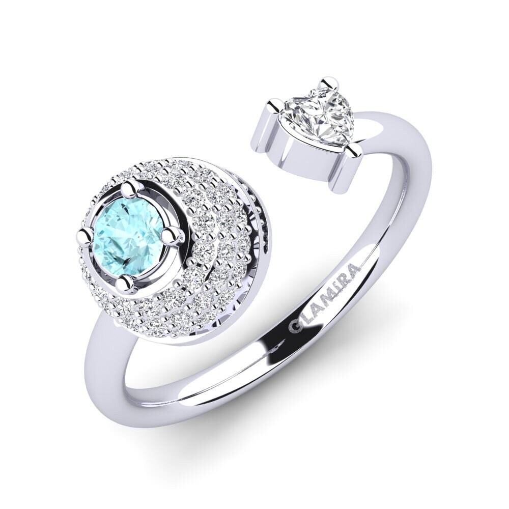 Aigue-marine Bague Edithe