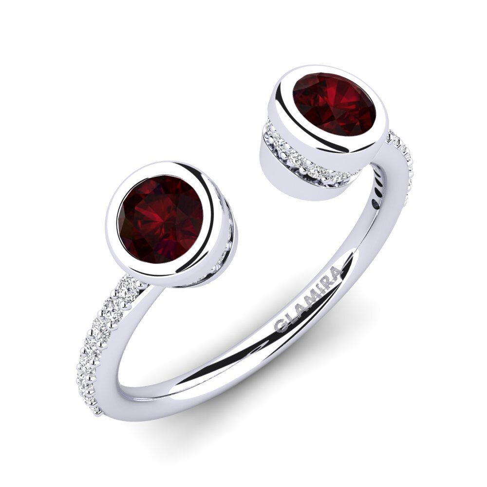 Grenat Bague de fiançailles Edlinna