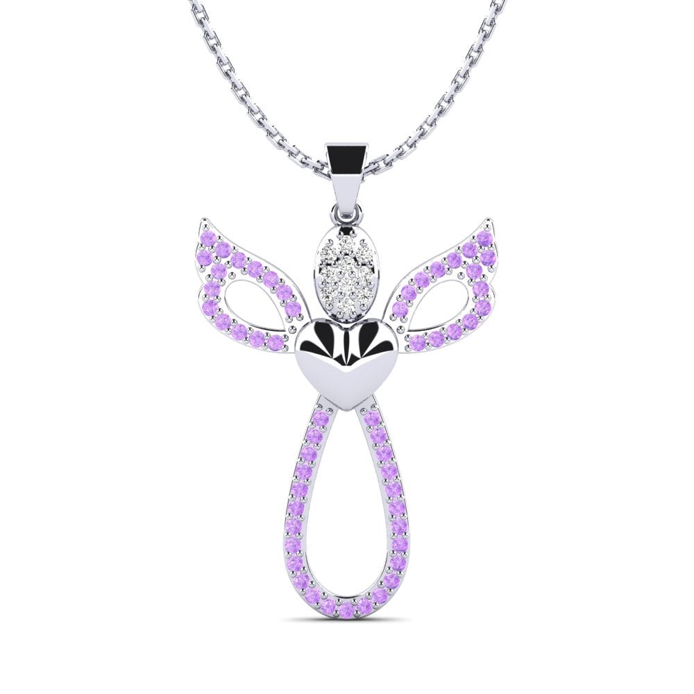 Amethyst Damen anhänger Ednila