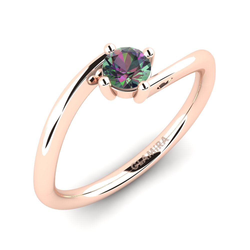 Rotgold 750 Mystic Topas Damenring Edoarda