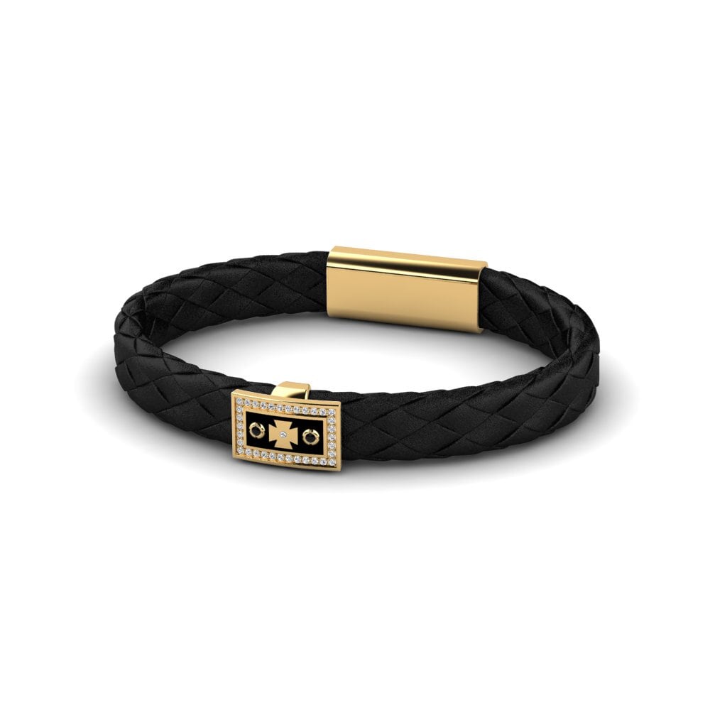 Black Onyx Men's Bracelet Edward