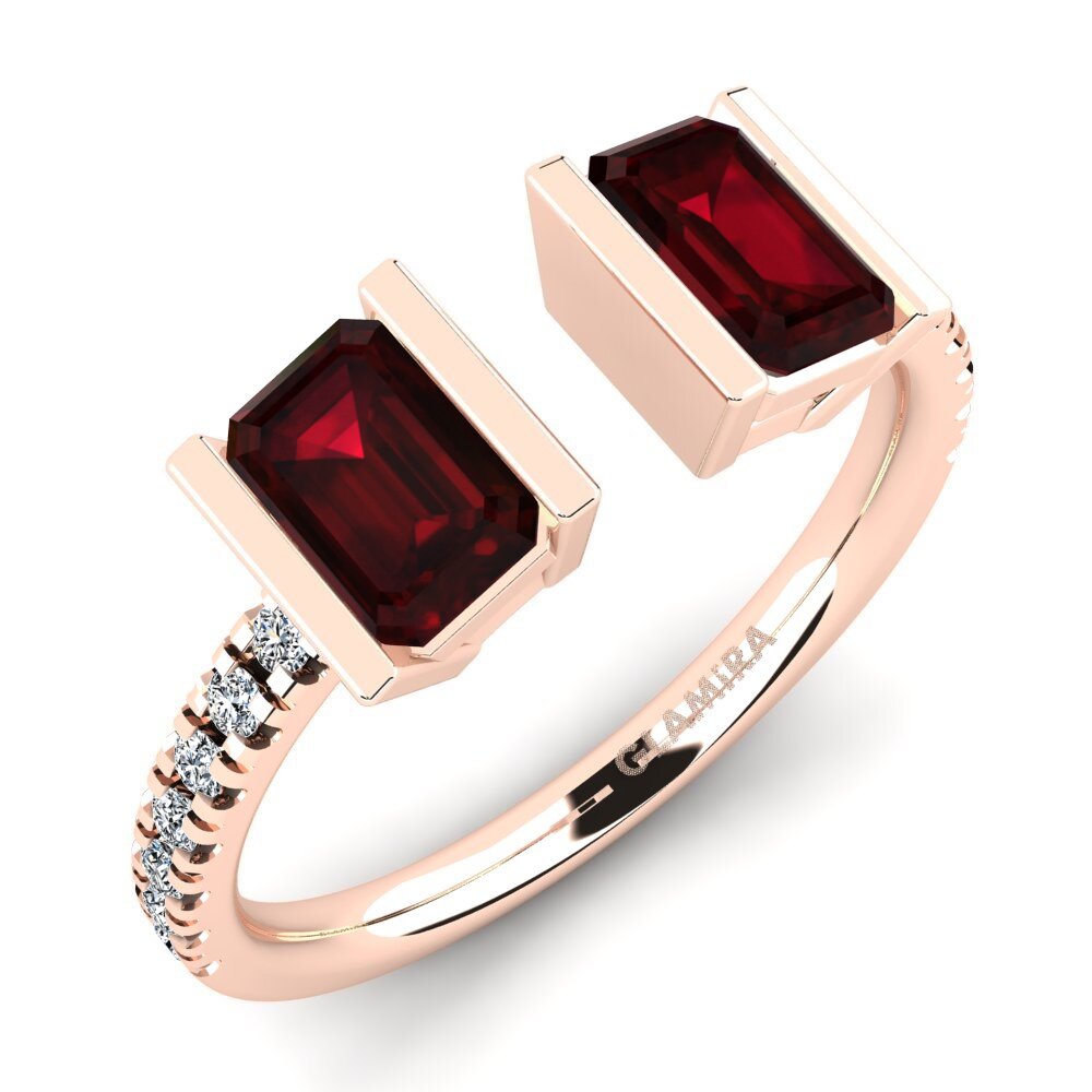 Grenat Bague de fiançailles Edwardina