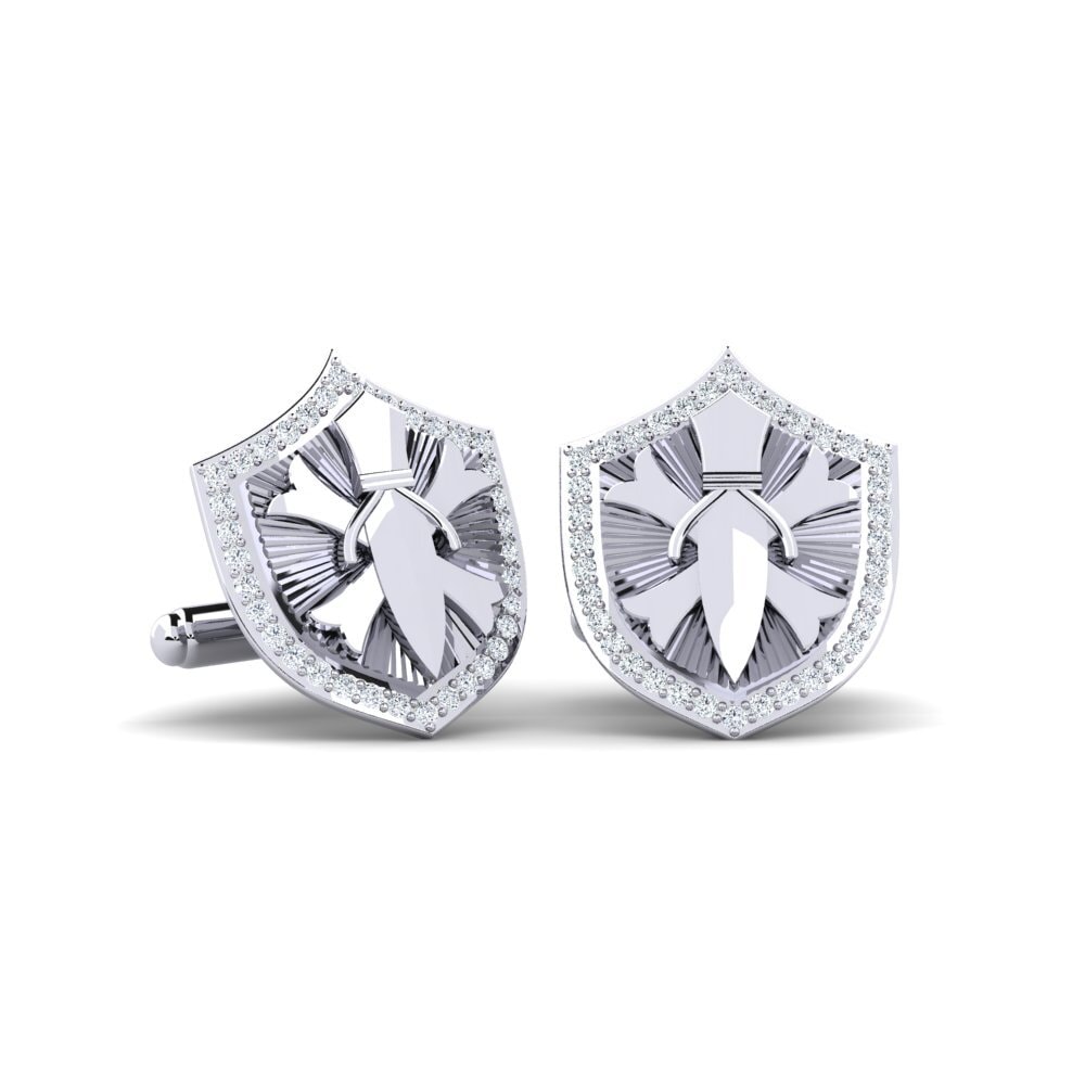 Diamond Cufflink Edwige