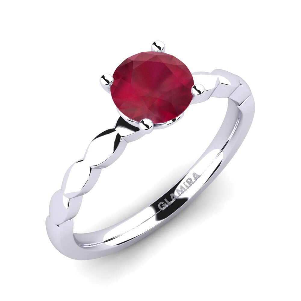 Ruby Engagement Ring Effie 0.8 crt
