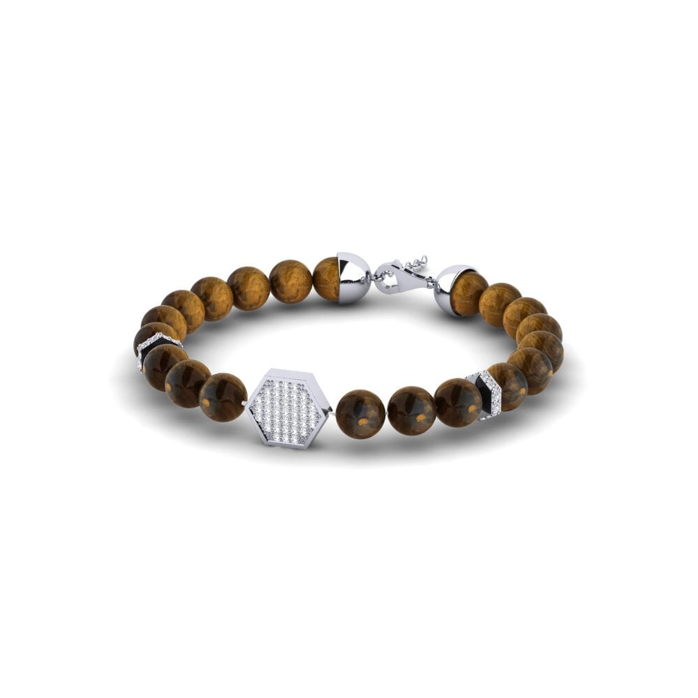 Zircônia Pulseira masculina Efpacinou