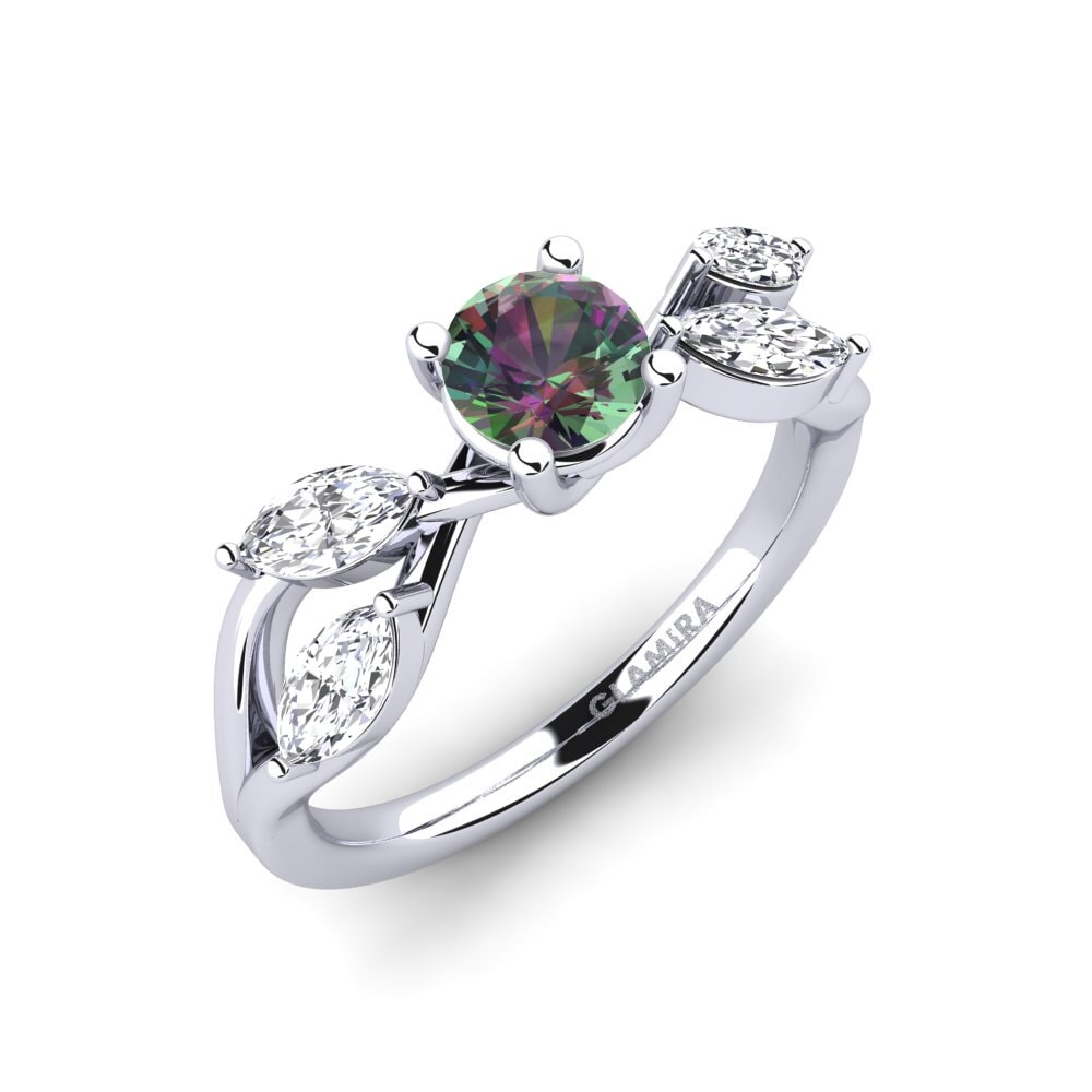 Mystic Topaz Engagement Ring Egbertine