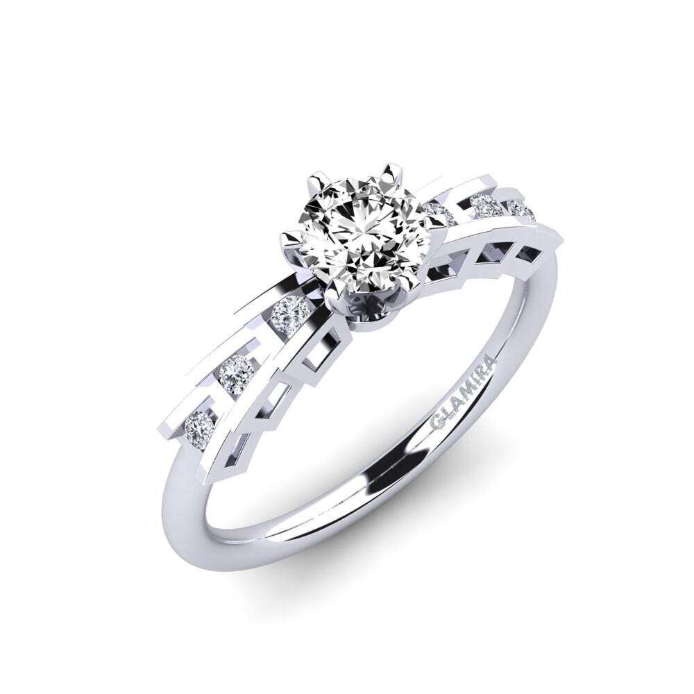 Moissanite Engagement Ring Egidiana