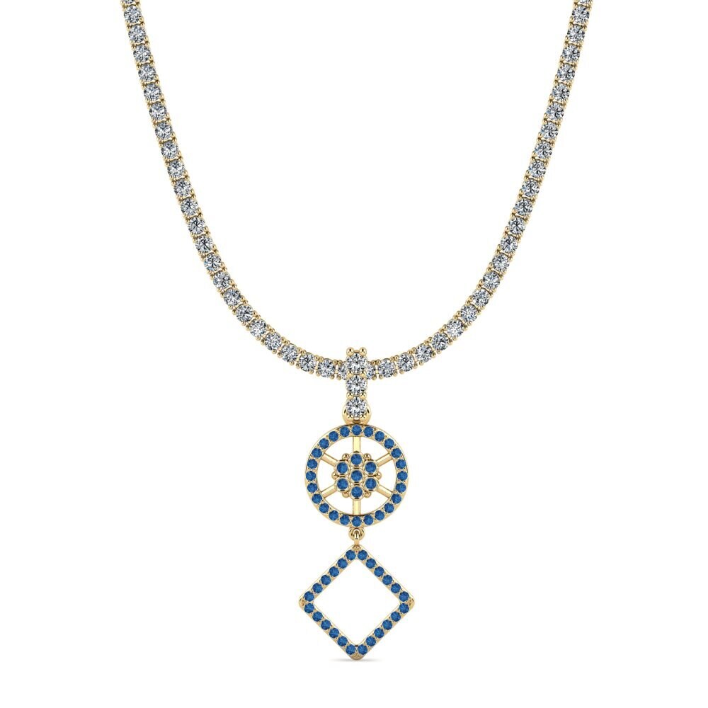 Dark Blue Zirconia Tennis Egnifferppa