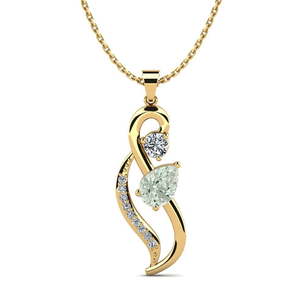 Green Amethyst Women's Pendant Eider