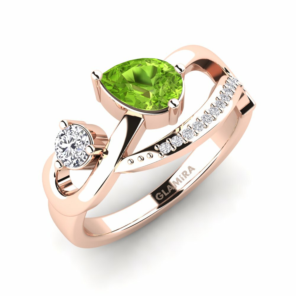 18K Rood Goud Ringen Eider