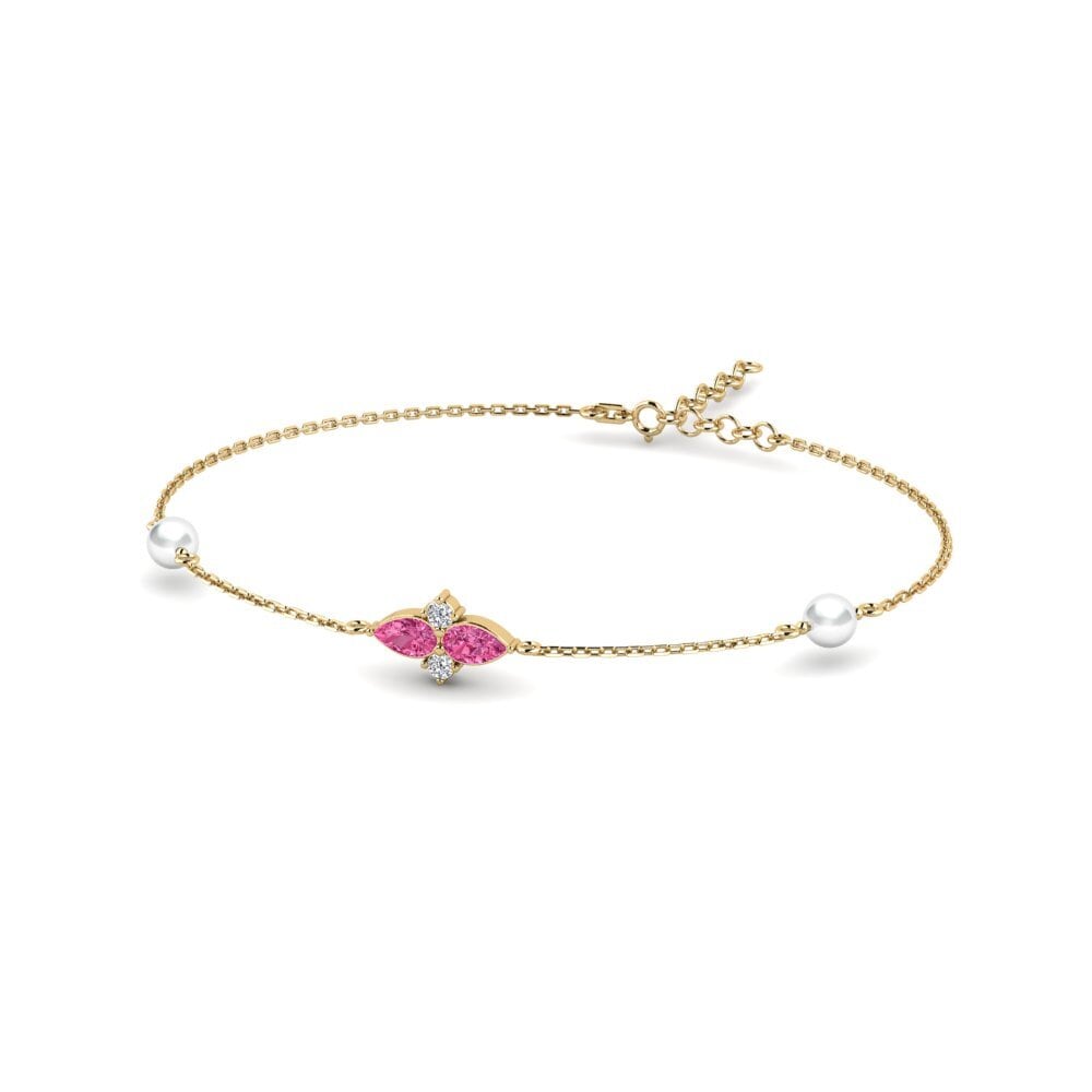 Pink Tourmaline Women's Bracelet Eiffel