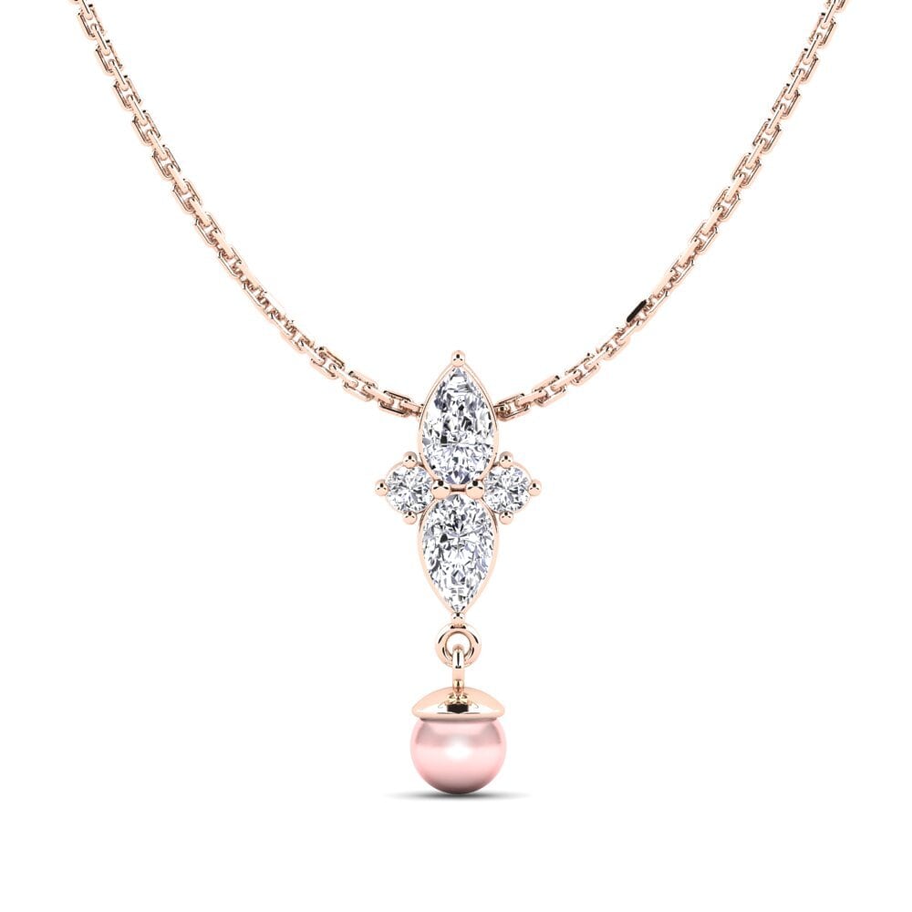 18ct Rose Gold Women's Pendant Eiffel