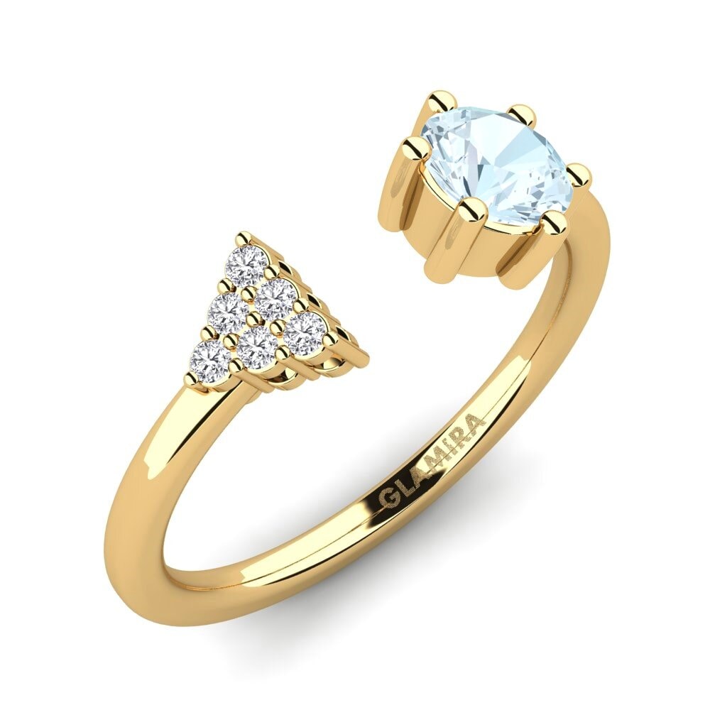 Aquamarine Ring Eiluned