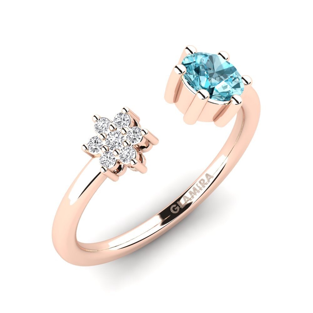 Blue Zircon Ring Eily