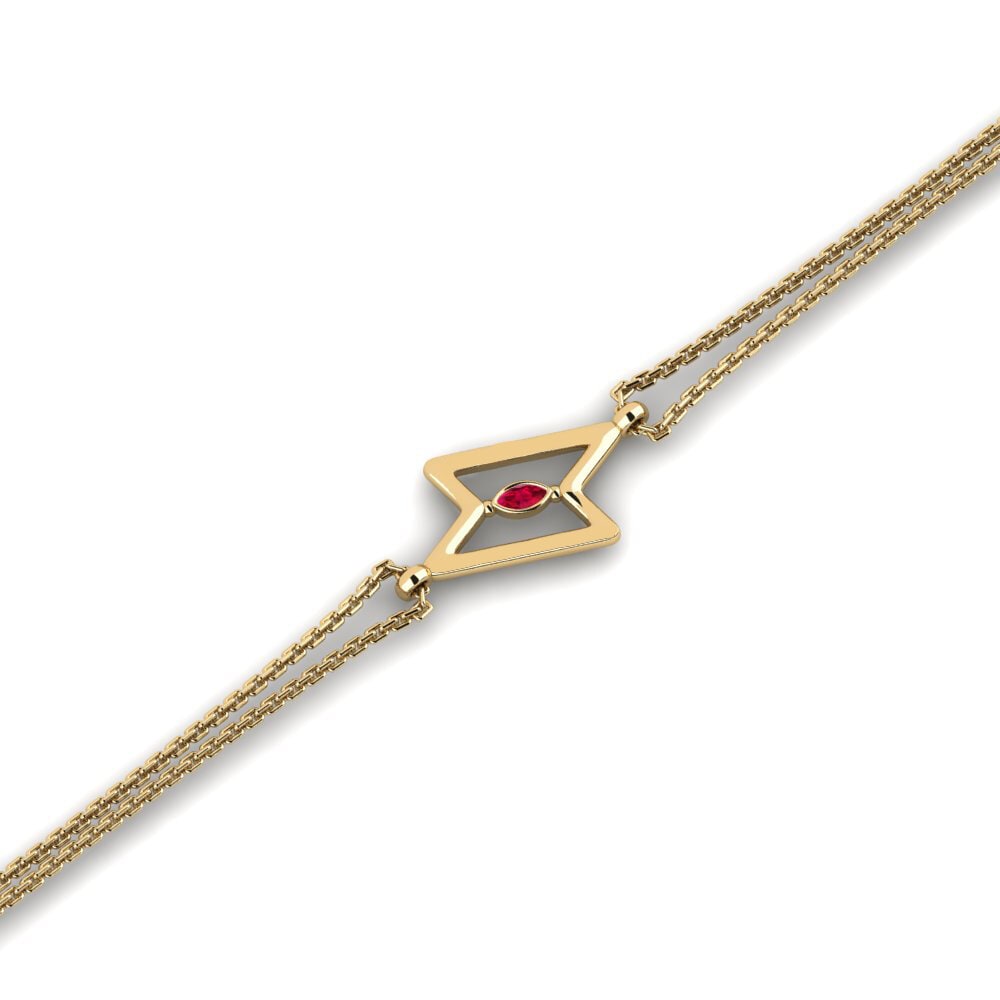Marquise Ruby Women's Bracelet Eimlathpon
