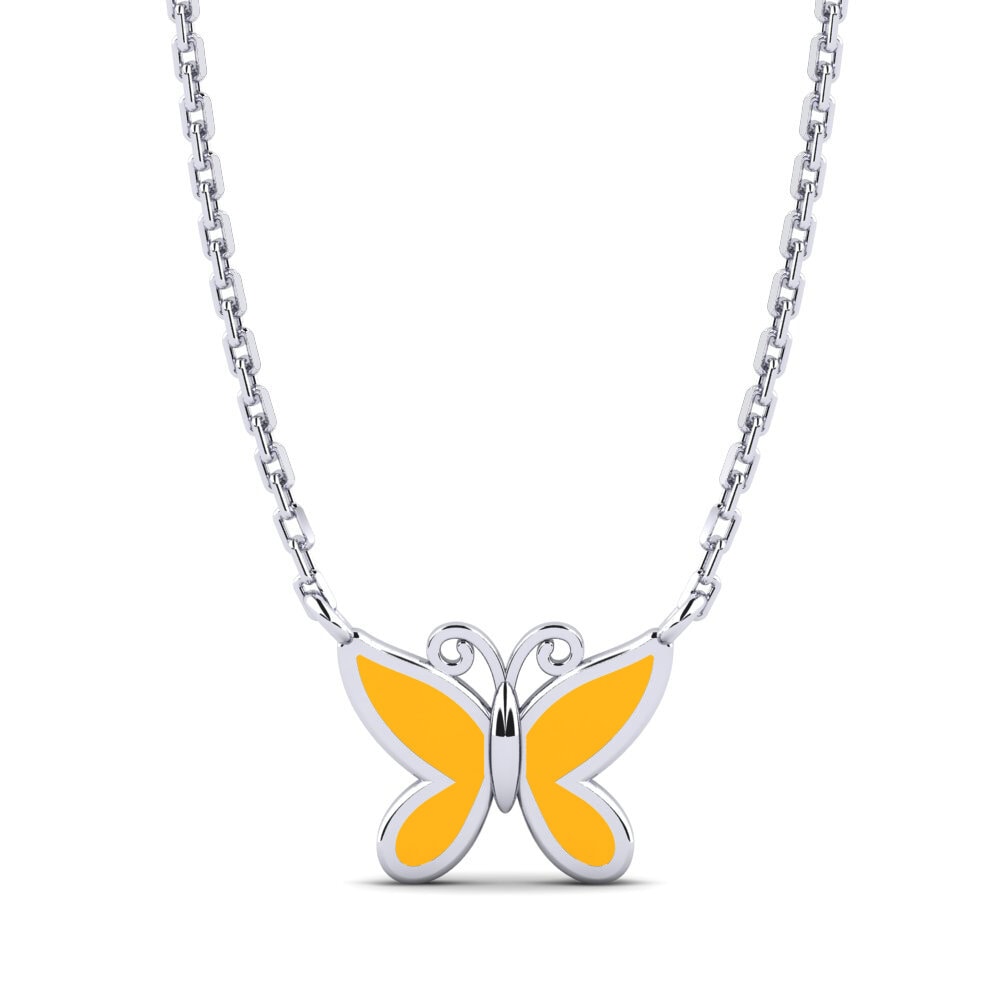 14ct White Gold Kid's Necklace Eireachdail