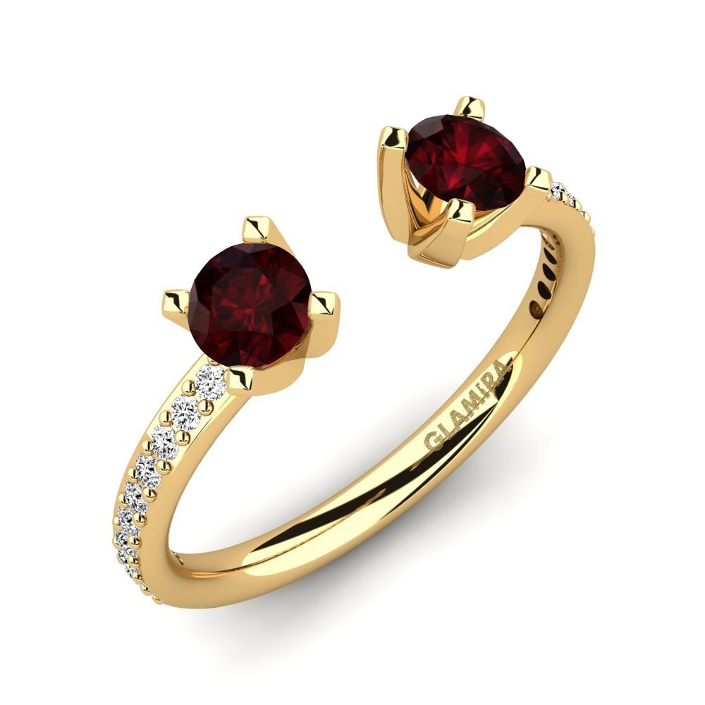Garnet Engagement Ring Ejeria